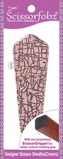 SCISSORFOBZ Designer Scissors Sheath Cover Single large Metallic Rose Gold