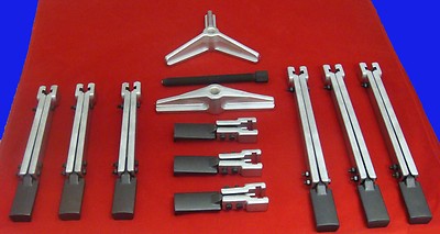JTC Special Triple Arms Puller Set, JTC #4659.  Arm Height: 100, 200 mm, 250 mm.