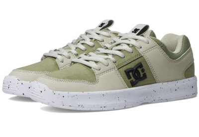DC Lynx Zero Waste Skate Shoe Skateboarding Tan Green Size 10 Mens / 11.5 Womens