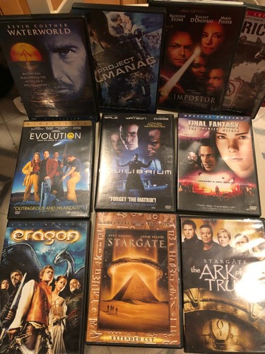 10 SciFi DVD Almanach, Final Fantasy, Hochstapler, Evolution, Waterworld