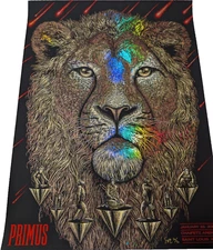 Primus St Saint Louis Todd Slater 2016 Rainbow Foil Variant Art Print Poster