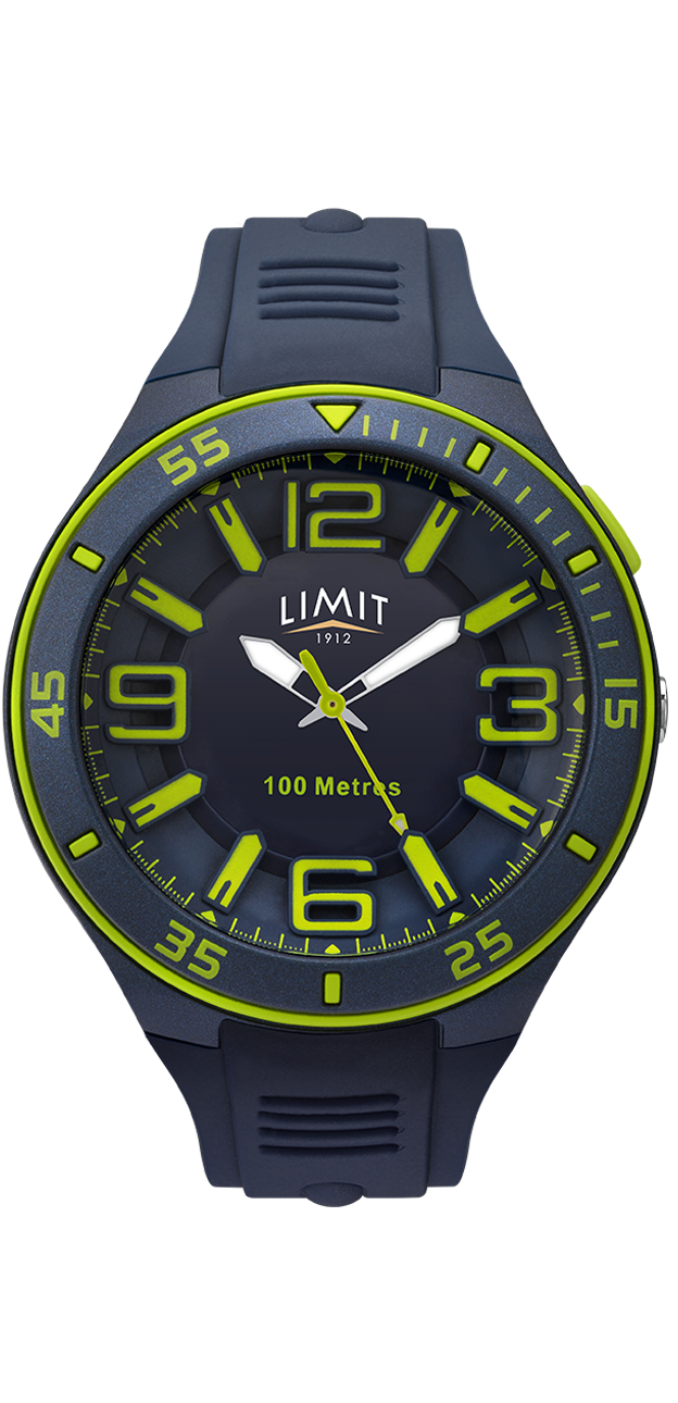 LIMIT WATCHES SPORTS WATERPROOF RUBBER STRAP WATCH DIGITAL ANALOGUE