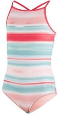 Under Armour Sunset Stripe One Piece Swimsuit, Multi, Girls 10