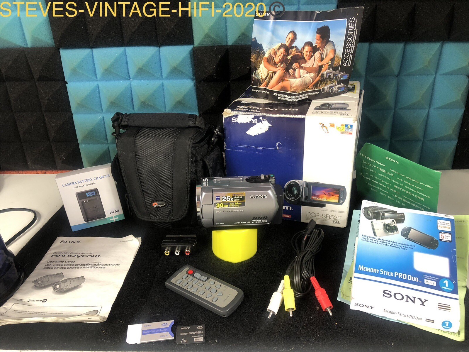 Sony Handycam DCR-SR52E HDD 30GB digital video camcorder BOXED +accessories L@@K