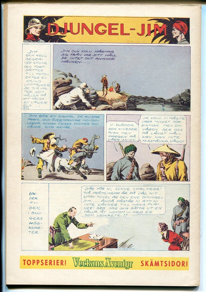 Veckans Aventyr Vol. 7 #18 '46-sueco-cómics-pulpa-Batman-Superman vida temprana-en muy buen estado Foto 2 de 2