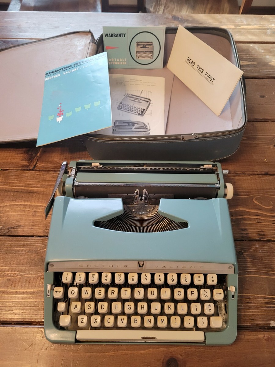 Brother Valiant Typewriter 1960s Antique | eBay