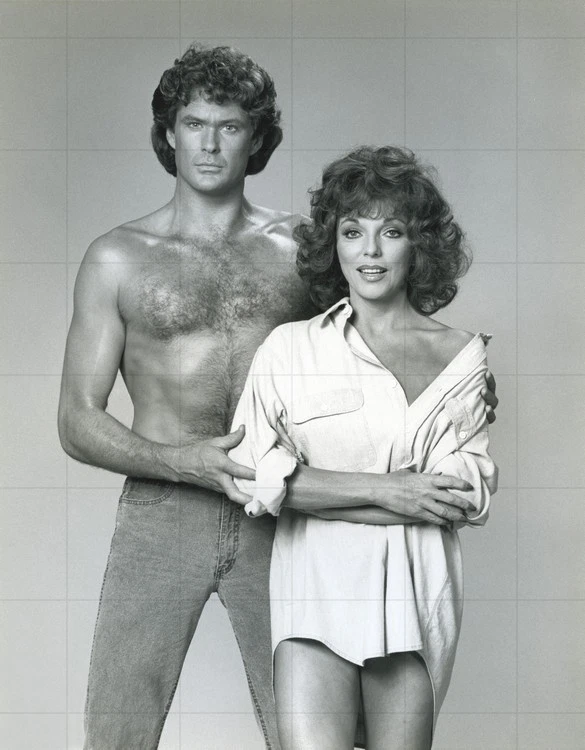 JOAN COLLINS DAVID HASSELHOFF 10