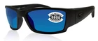 Costa Del Mar CB 01 OBMGLP Corbina Sunglasses Blackout Blue Mirror 580G 62mm