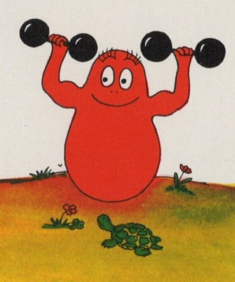 1976 Barbapapa BARBABRAVO Trading Card 3.75