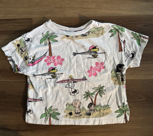 Lot of 6 Girl's Short Sleeve Shirts - Zara, Old Navy, Cat & Jack Size S (6-7) - Picture 12 of 13