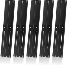 5 Pack Porcelain Steel Grill Heat Plates, Adjustable, Compatible with Charbroil,