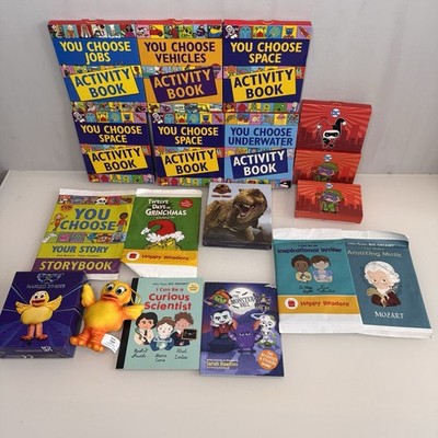 McDonalds Happy Meal UK Aktivitätsbücher, DC Dosen Grinchmas Leser Grinch
