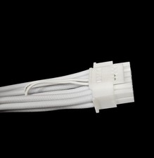 White 12VHPWR 16Pin to Triple 8 Pin PCIe GPU Power Cable 340mm