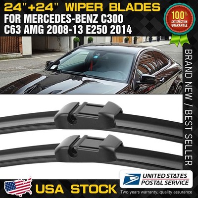 Easy Installation Side lock 24''+24'' Premium Bracketless Windshield Wiper Blade