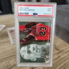 1995-96 Fleer Flair #235 Michael Jordan Style PSA 9 Graded Beautiful Card GOAT