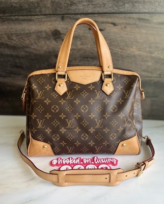 Authentic Louis Vuitton Retiro PM Monogram Shoulder Handbag Tote Purse 