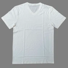 Primal Thread Men’s Slim Athletic Shirt 100% Organic Cotton Undyed Fair Trade M