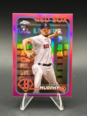 2024 Topps Chrome - Chris Murphy #47 Pink Refractor (RC)