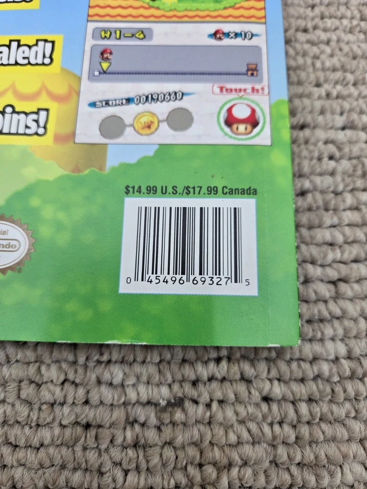 New Super Mario Bros. (Nintendo DS) Guía Oficial de Estrategia (Nintendo Power) Foto 4 de 4