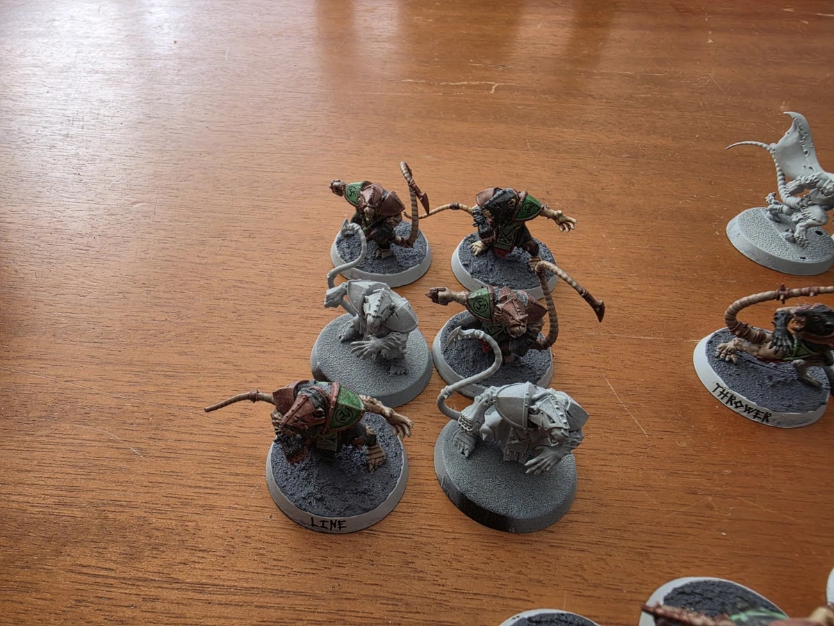 Blood Bowl Skaven Team mit einigen Star Spielern