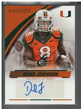 A3862- 2015 Panini Miami Autographs #104 Duke Johnson Auto *SAMPLE PIC