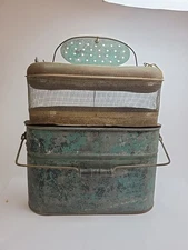 RARE! Jones Aquarium Minnow Pail 1920's  Deshler Mailbox