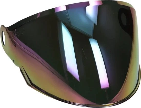 LS2 OF616 VISOR Visière écran iridium arc en ciel pour casque moto Airflow II - Photo 2/2
