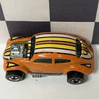 1974 RARE ORIGINAL Hot Wheels Redline VOLKSWAGEN Stripe Tampo ORANGE VW BUG Car