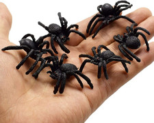 Realistic Plastic Spider Toys Halloween Prank Props Small Size Funny Halloween D