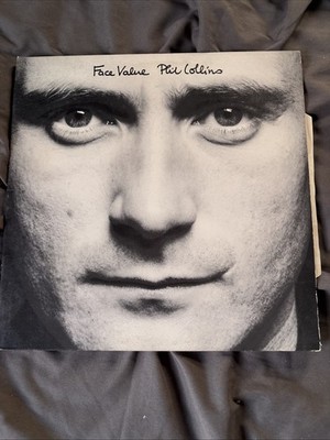 Phil Collins Face Value 12'' LP Vinyl Record Gatefold Atlantic 1981