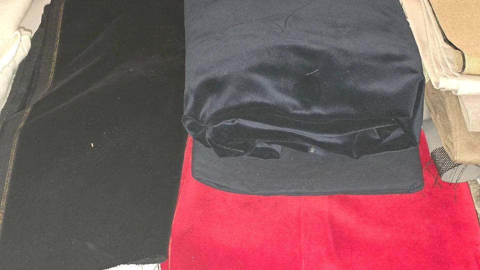 21 Kg Stoffpaket, bunt Samt Molton Nessel Wollstoff basteln - Bild 2 von 4