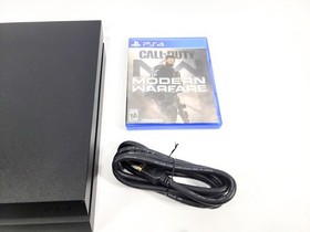 Sony PlayStation 4 PS4 Black 500GB Video Game Console w Controller & Game Tested