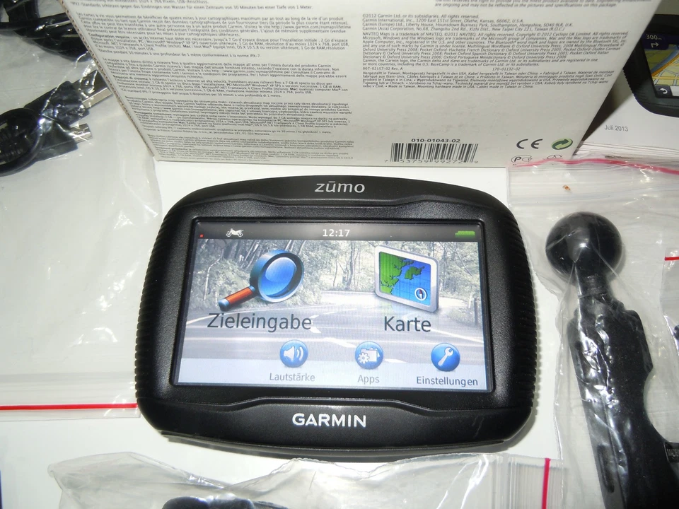 Garmin Zümo 340 LM,Auto/Motorrad Navi,Europa Karte,Bluetooh.Top - Bild 3 von 3