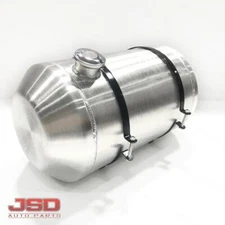 10 5/8 Gallon 12'' x22" 3/8NPT Outlet End Fill Spun Aluminum Gas Tank Fuel Tank 