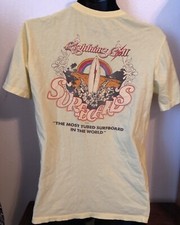 Vintage Lightning Bolt SURFBOARDS The Most Tubed SB In The World Men  s T-shirt M