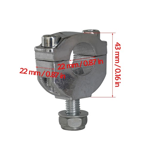 2.50-10 Wheel Tire Front Forks Triple Drum Brake For Pit Bike CRF50 TTR50E DRZ70 - Picture 7 of 9