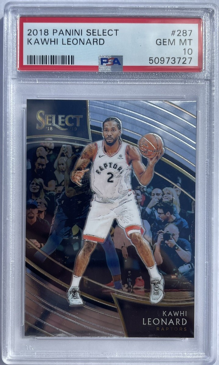 Kawhi Leonard 2018 Panini Select #287 PSA 10 Courtside Level