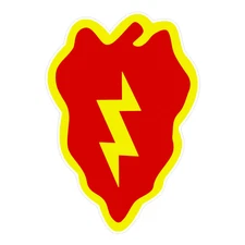 25th Infantry Division Bumper Sticker Military Vinyl Soldier Decal 5"