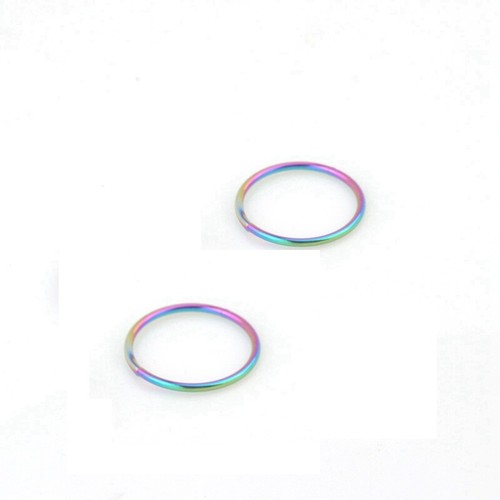 1Pc Nose Lip Ear Ring Hoop Rings Surgical Bend Body Piercing Earring Jewellery - Picture 16 of 16
