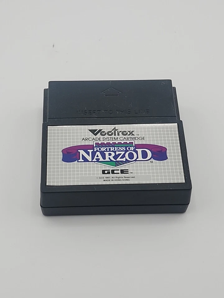 Fortress of Narzod Vectrex Game With Box Overlay And Cartridge No Manual - Image 2 of 4