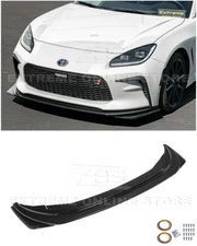 For 22-Up Toyota GR86 AS Style ABS Painted Glossy Black Front Lower Lip Splitter