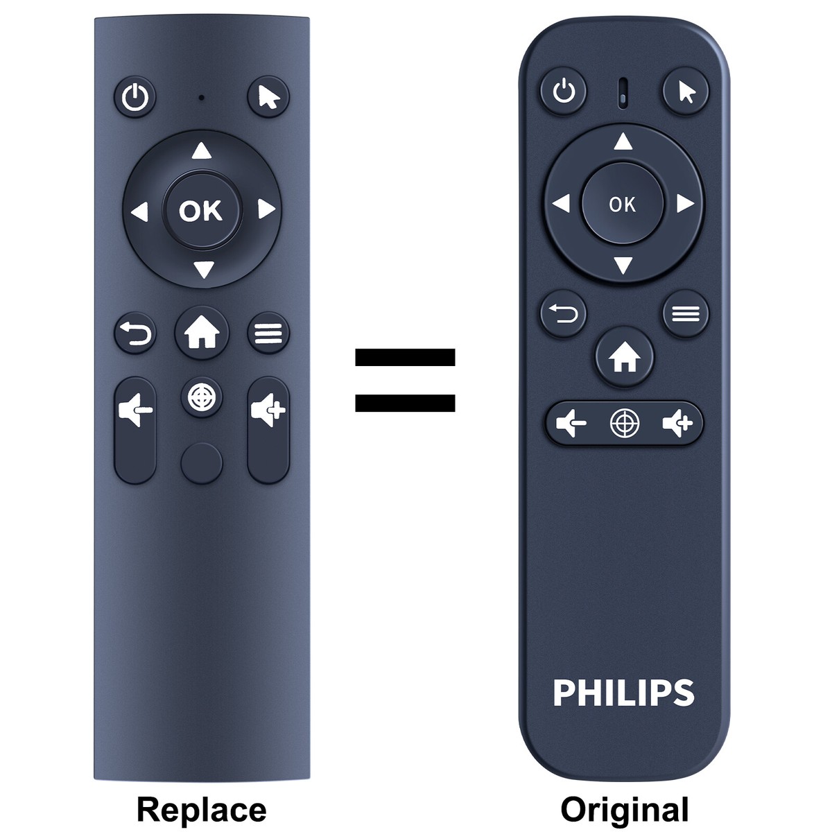 Replace Remote Control For Philips PicoPix Max PPX620 LED Projector Replace Remote Control For Philips PicoPix Max PPX620 LED Projector