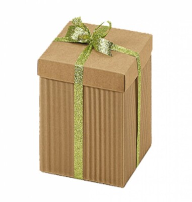 Set N.10 Box 10X10X20 H Favor Gift Wave Avana Base + Lid Supers