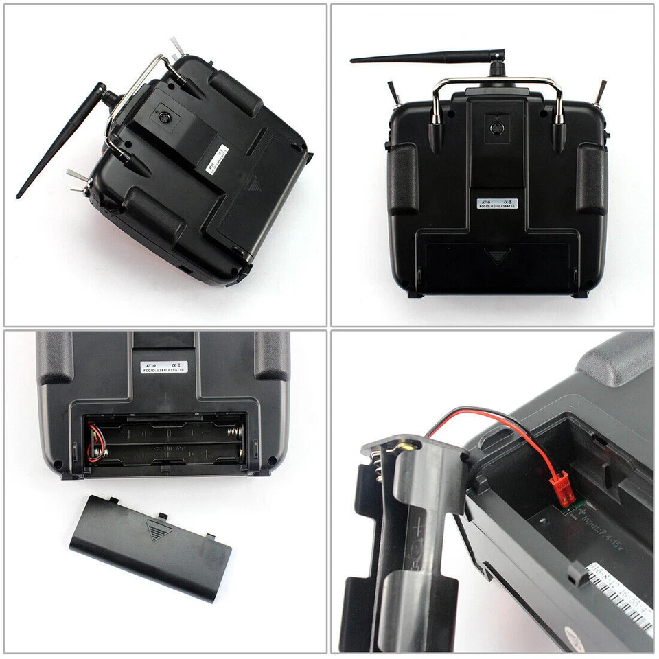 RadioLink AT10 II RC Transmitter 2.4G Remote Control System with R12DS Receiver - Image 4 of 4