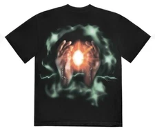 New Travis Scott Utopia C5 Tee Black Size Medium Cactus Jack Unworn