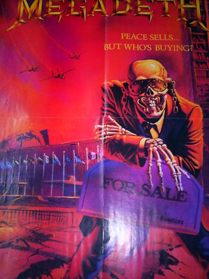 MEGADETH - PEACE SELLS .. - POSTER - 45 cm x 58 cm THRASH METAL TOP
