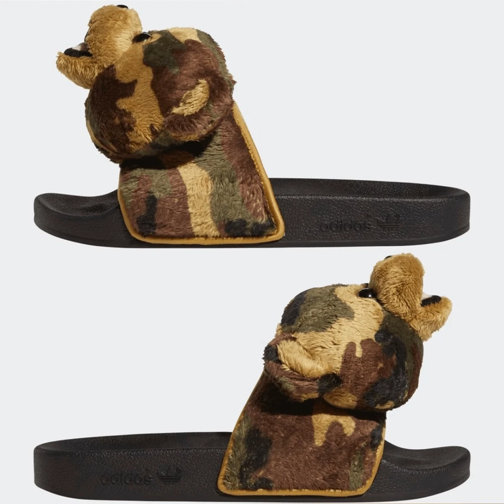 Adidas adilette teddy slides sales