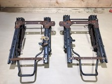 Jeep Tj Wrangler 1997-2002 Front Flip Folding Seat Bracket Slider Pair Free Ship Jeep Tj Wrangler 1997-2002 Front Flip Folding Seat Bracket Slider Pair Free Ship