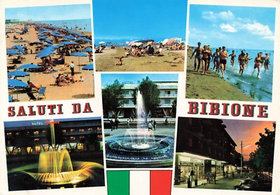 Italien - Bibione - Ansichtskarte gelaufen 1968 - Bild 1 von 2