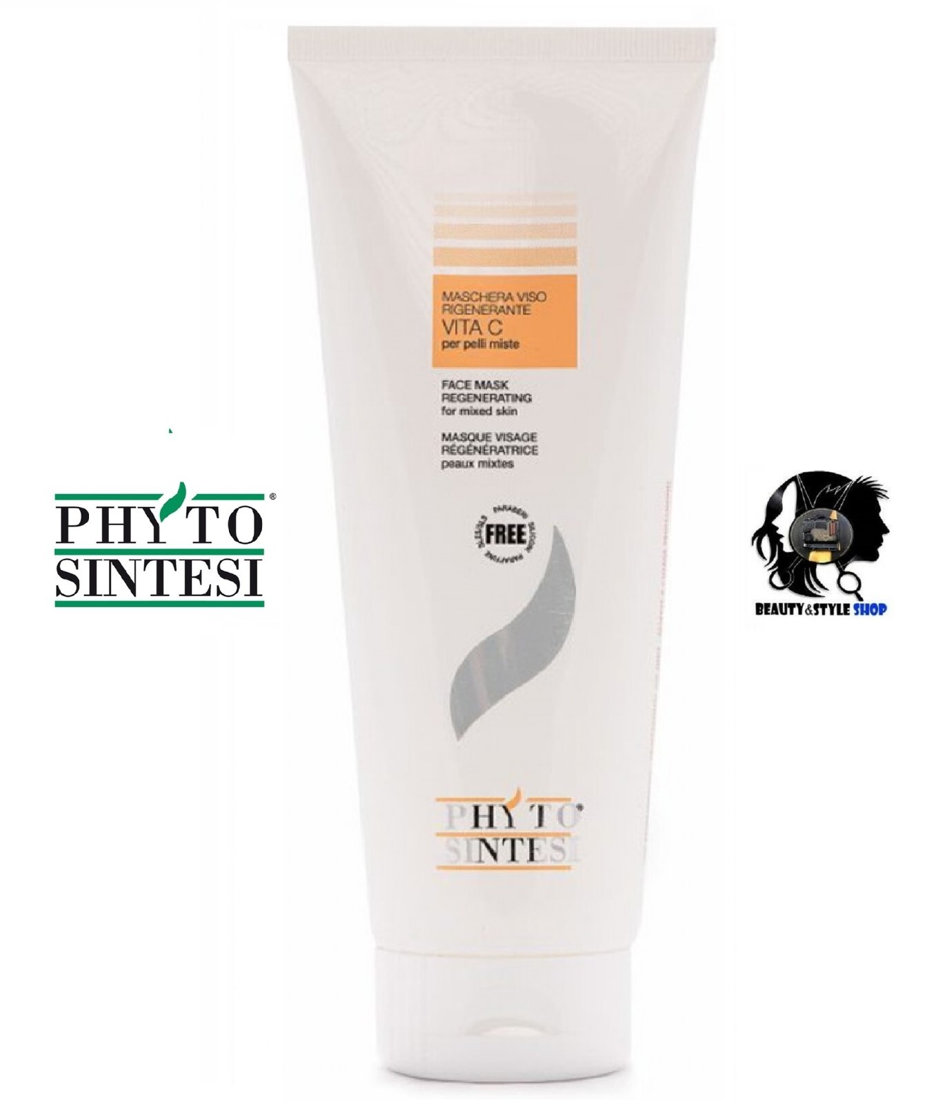 PHYTO SINTESI MASCHERA VISO ANTIRUGHE RIGENERANTE 250ML VITAMINA C PROFESSIONALE